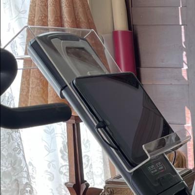 China Plastic Acrylic Rectangle Treadmill Use Laptop Mobile Phone Holders Magazine Stand Holder for sale