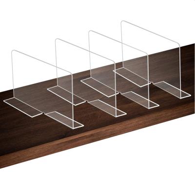 China Modern Custom Size And Color Acrylic Transparent Kitchen Cabinet Partition Shelving Divider Kitchen Drawer Dividers for sale