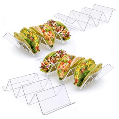 China 2021 Acrylic Taco Kitchen Shelves Storage Vegetable Rack For Kitchen Restaurant for sale