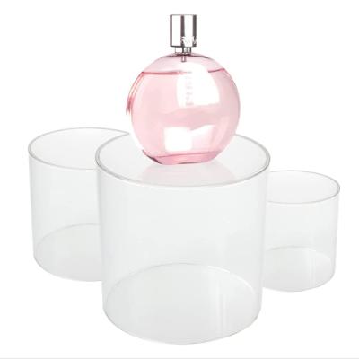 China Hot Sale Acrylic Cylinder Pedestal Display Stand Acrylic Cylinder Set RE343 for sale