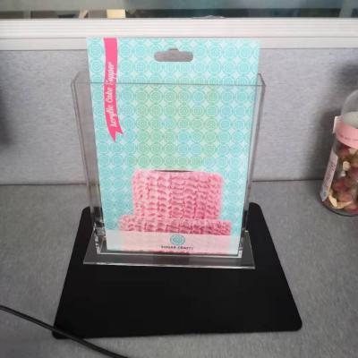 China Custom Acrylic A4 Table Brochure Holder Stand FH645 for sale