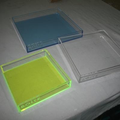 China Good Quality Sustainable Newcomers Customized Clear Acrylic Square Tray Tray for sale