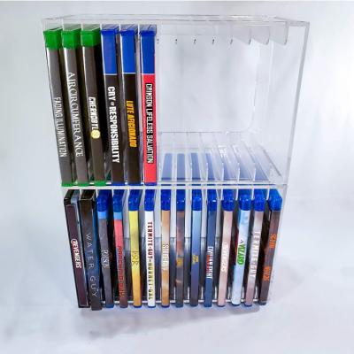 China New Type Viable Price Acrylic CD Rack DVD Movie Games Racks Vinyl Record Shelf for sale