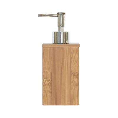 China Foam Soap Dispenser Large Capacity Liquid Soap Dispenser Lotion Sanitizer Shower Gel Bottle Refillable Bamboo Container for sale