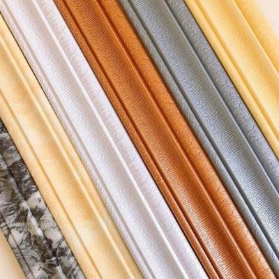 China Latest Modern Designs Wallpapers Background Waterproof Adhesive Baseboard Bordering Lines For Wall Decor for sale