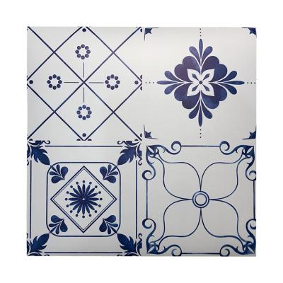 China Minimalist Custom Design Eco-friendly PVC Plastic Self-adhesion Wall Tiles And Anti-oil Flooring for sale