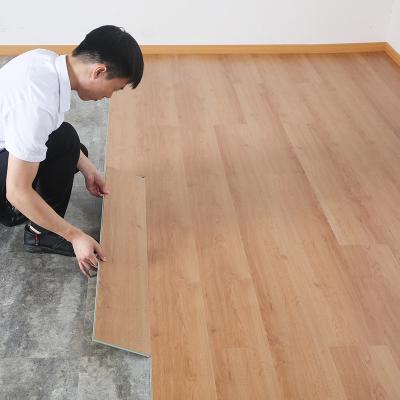 China Household 5MM Waterproof Wear Resistant Anti-Slip Commercial Vinyl Plank Engineered Flooring Interlocking Spc Flooring Plastic Flooring for sale