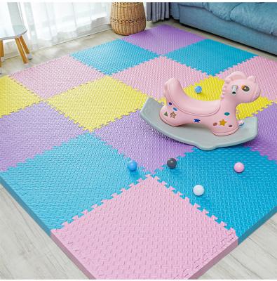 China Cartoon Washable Interlocking Jigsaw Kids Baby Children Care Crawling Soft Eva Foam Playmat Play Floor Puzzle Mat for sale