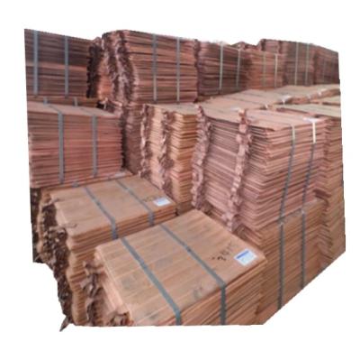 China Industrial Good Hardness 99.99% Electrolytic Wire Material New Scrap Copper Cathodes for sale