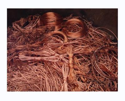 China Industrial pure red copper scrap wire Metal scrap insulated copper wire 99.99% for sale made in china for sale