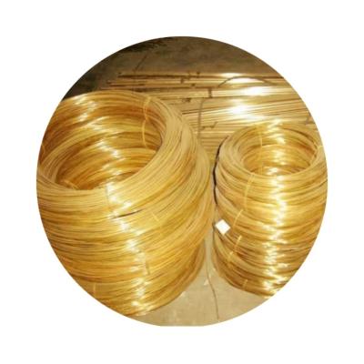 China Industry/welding material High Quality 0.2~1.5mm Hard Electrical Wire Material Brass Copper Wire for sale