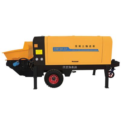 China Construction Material Shops Super Promotions Small Mobile Trailer Mounted Concrete Pump XK-15A Horizontal Concrete Transport 40-50m Pump for sale