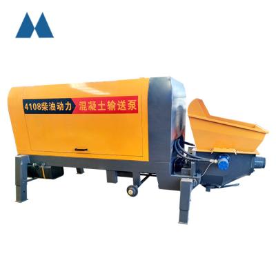 China Building Material Shops Fast Delivery Mobile Concrete Pump Customized Portable Mobile Tension Concrete Pump for sale