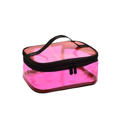 China Pratical New Design Transparent Toiletry Plastic Bags PVC Storage Shopping Bag for sale