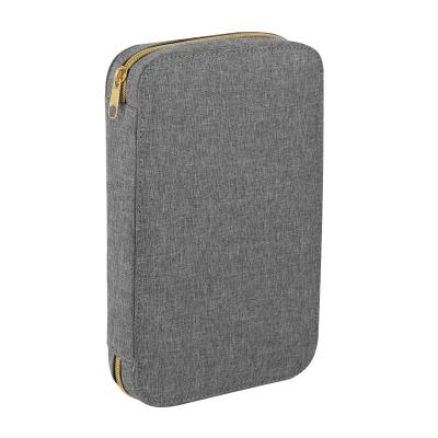 China Eco-friendly Travel Money Cash Document Organizer Wallet RFID Blocking Document Passport Holder for sale