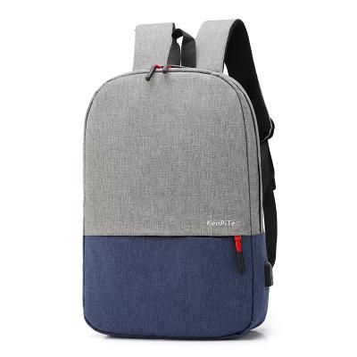 China Wholesale 15.6 Inch Usb Shoulder Bag Rucksack Backpack Bag Travel Simple Travel Laptop for sale