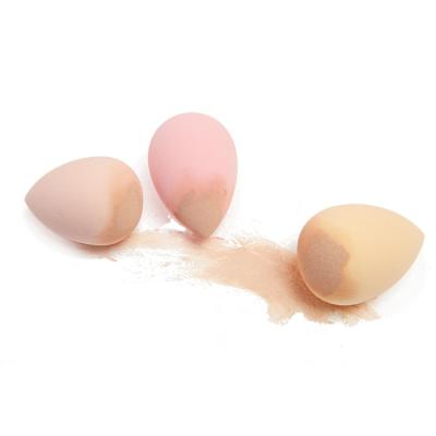 China Washable 3 in 1Private Label Blast Beauty Tear Cosmetic Makeup Sponge with Stainless Steel Holder for sale