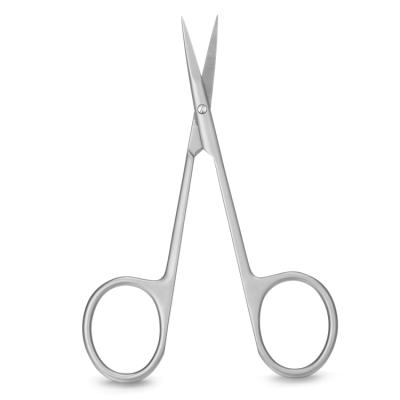 China Popular Wholesale Custom Made Stainless Steel Makeup Eyebrow Repair Durable Scissors for sale