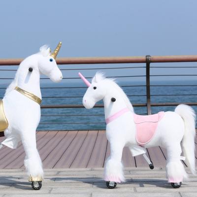 China Ride on Mechanical Plush Unicorn Toys from Toy Popular Toy Riding Horse for sale