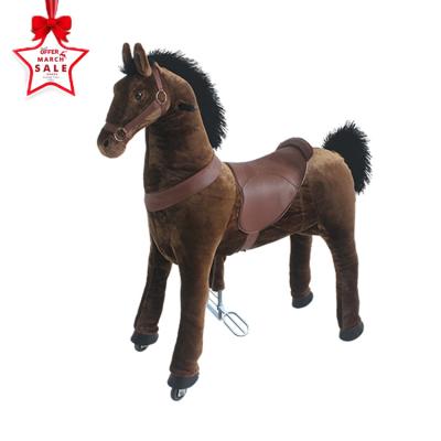 China Mechanical Horse Racing Game Ride On Furry Animal Walking Toy Unicorn TB2008S-pro for sale