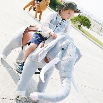 China Ride On Toy The Last Day Special Offer Plush Elephant Kid Riding On Animal Horse Toy Rocking Horse for sale