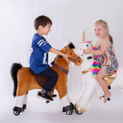 China Ride On Toy High Quality Walking Mechanical Horse Animal Ride Free Of Power Charging for sale