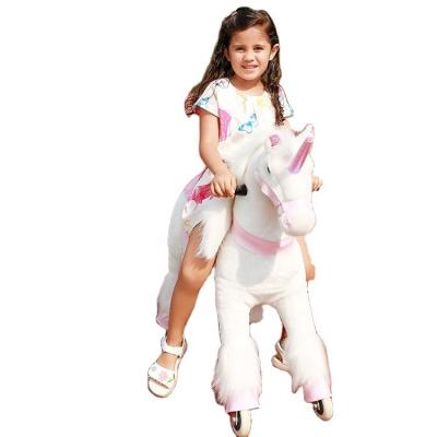 China Ride On Toy New Design Plush Kid Ride On Ride On Unicorn Toy Ride On Unicorn Toy free from power filling for sale