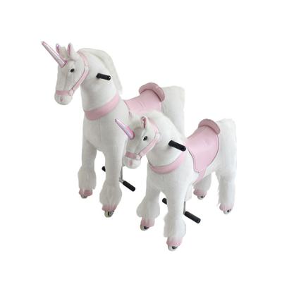 China Ride On Toy High Quality Walking Large Pony Riding Horse For Adults Animal Scooters Toy Free Of Power Filling for sale