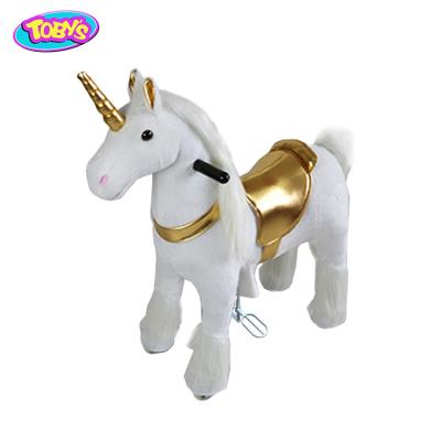 China Ride On Toy Unicorn Mechanical Training Horse Ride On Toy /pony walker ride toy free from power charging for sale