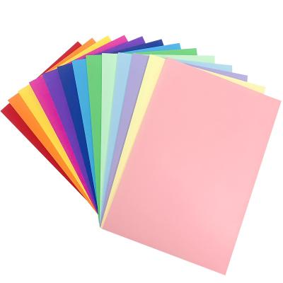 China Customizable High Quality Wholesale 20 Colors 230G A4 Hard Cardboard Handmade Origami Paper for sale