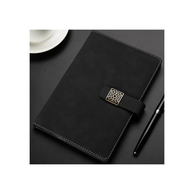 China Soft cover A5 PU Retro Button Window Buckle Notebook Company Companion Gift INS Style College Student Diary Notebook for sale