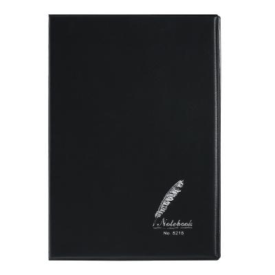 China Hardcover B5 High Quality Simple Leather Notebook Business Office Notepad Working Meeting Note Book for sale