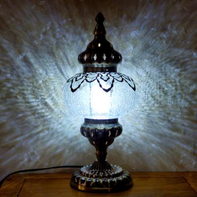 China Wholesale Traditional Decorative Modern Turkish Lights Table Standing Glass Mosaic Traditional Moroccan Lamps for sale