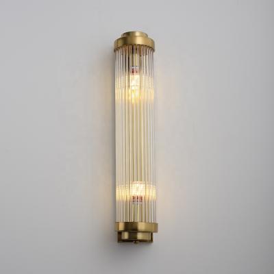 China Wholesale Modern Indoor Wall Sconce Gold Iron Hotel Home Living Room Corner Copper Led Modern Wall Lamps for sale