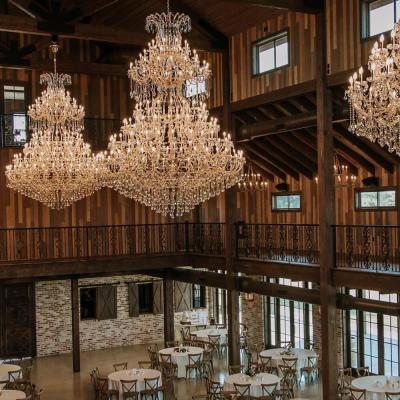 China Contemporary Modern Hotel Lobby Villa Interior Decoration Lighting Large Luxury Custom Project LED Crystal Chandelier for sale