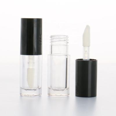 China Cosmetic new product PETG 5ml lip gloss tubes with clear wand and applicator for sale