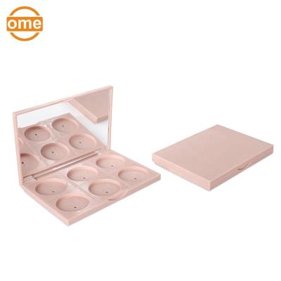 China 6 Series Recyclable Refillable Well Custom Cosmetic Eyeshadow Case Packaging Container for sale