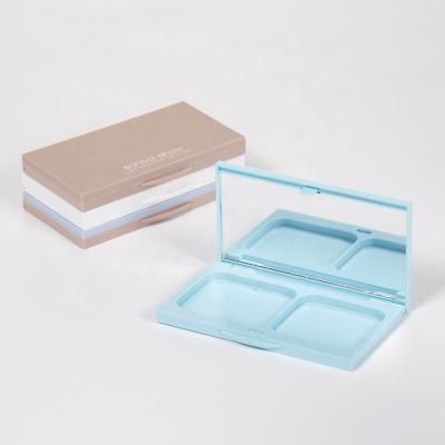 China Other Empty Cosmetic Packaging Loose Powder Case Container Baby Powder Case With Mirror for sale