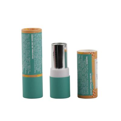 China Custom Made Biodegradable Eco-Friendly Cosmetic Tube Lipstick Tube Paper Packaging for sale