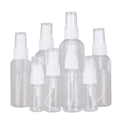 China Household Products 10ml 15ml 20ml 30ml 50ml 60ml 80ml 100ml 120ml 150ml 200ml 250ml Mini Small Fine Mist PET Spray Plastic Bottles for sale