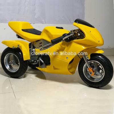 China 2 Stroke Gasoline Powered Engine Bike 49cc Pocket Bike For Sale 920x360x450mm for sale