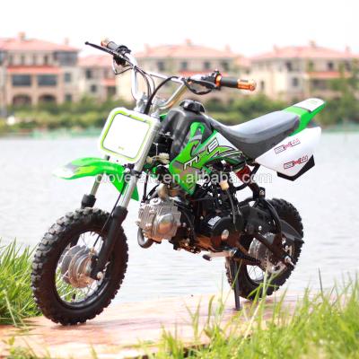 China Kick Start 110CC Electric Motorcycle 125CC Dirt Bike Pit Bike With Big Wheel CDB110-2 for sale