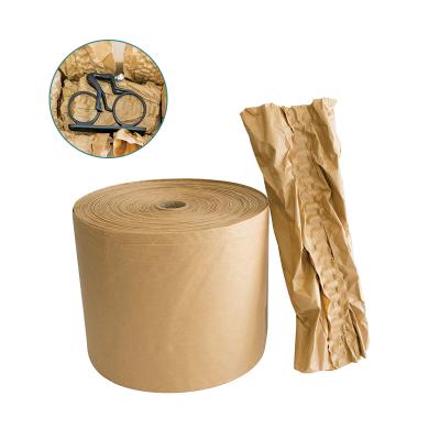 China Materials Manufacturer Recycled Original Carton Box Packing Cushion Machine Jumbo Kraft Paper Roll for sale