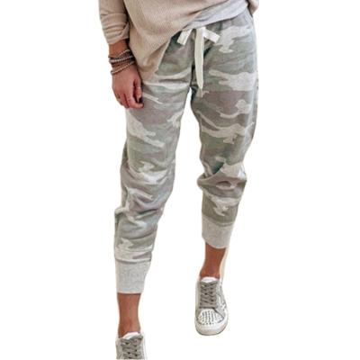 China Women's QUICK DRY trotter pants women's camo sweatpants women's casual knitted track pants sports streetwear pants for sale