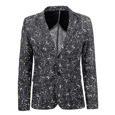 China 2021 Breathable Hot Selling Fashions Wholesale Blazer Suit Slim Fit For Men Africa Floral Print Fitness Blazers Suits for sale