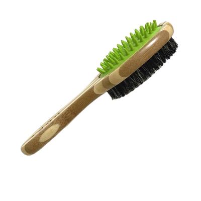 China Wholesale Soft Hair Brush Detangling Hair Knot Tangle Detangler Hair Comb Extension ABS Hair Styling Pad Salon Black Laser for sale