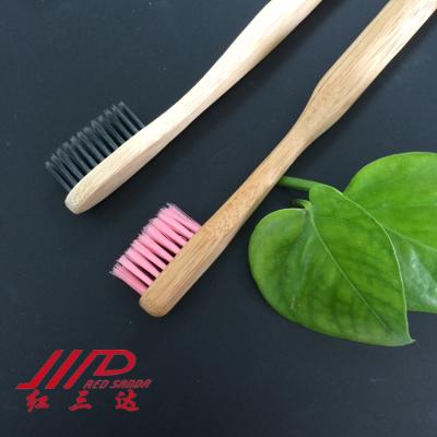 China Yangzhou Home Bamboo Toothbrush Factory BSCI Oral Adult Teeth Care Sharpen Bristle for sale