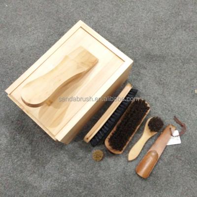 China Shoes Open Slide Drawer Shoe Care Box Good Quality With Feet Rack for sale