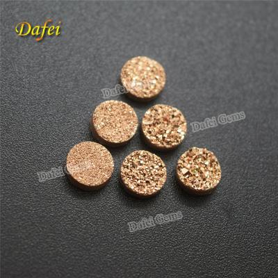 China Wholesale Rose Gold Natural Druzy Agate from Druzy for sale