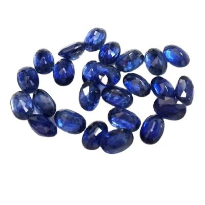 China None Shandong high quality oval natural untreated sapphire for sale